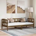 Miniatyrbild 1 av 2: Dagbädd honungsbrun 80x200 cm massiv furu