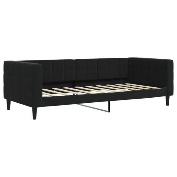 Dagbädd svart 90x190 cm sammet