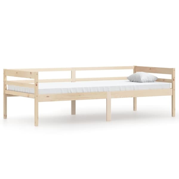 Sängram utan madrass massiv furu 90x200 cm
