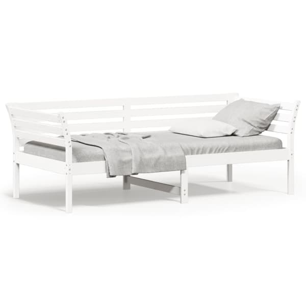 Dagbädd vit 100x200 cm massiv furu