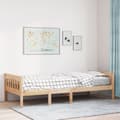 Miniatyrbild 1 av 2: Barnsäng utan madrass 90x200 cm massiv furu