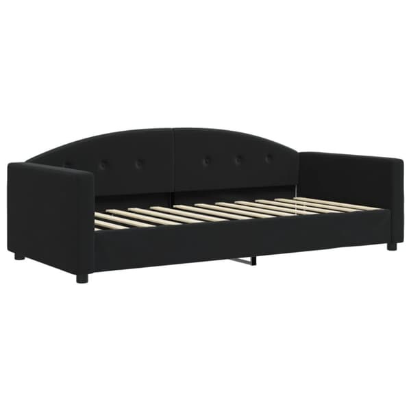 Dagbädd svart 90x200 cm sammet