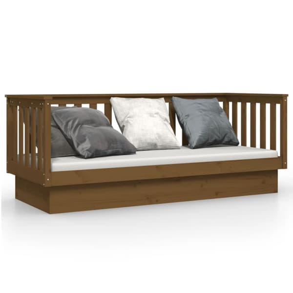 Dagbädd honungsbrun 75x190 cm massiv furu