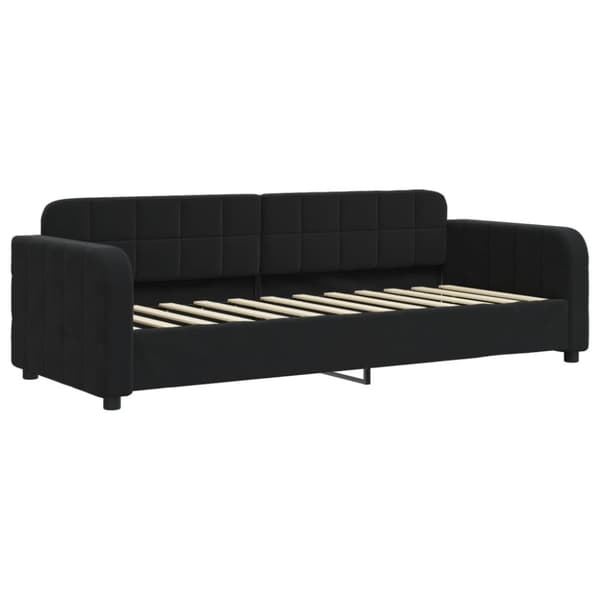Dagbädd svart 80x200 cm sammet