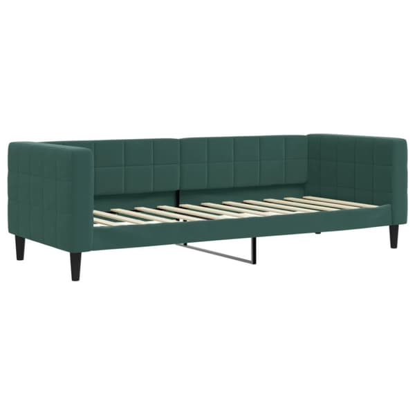 Dagbädd mörkgrön 80x200 cm sammet