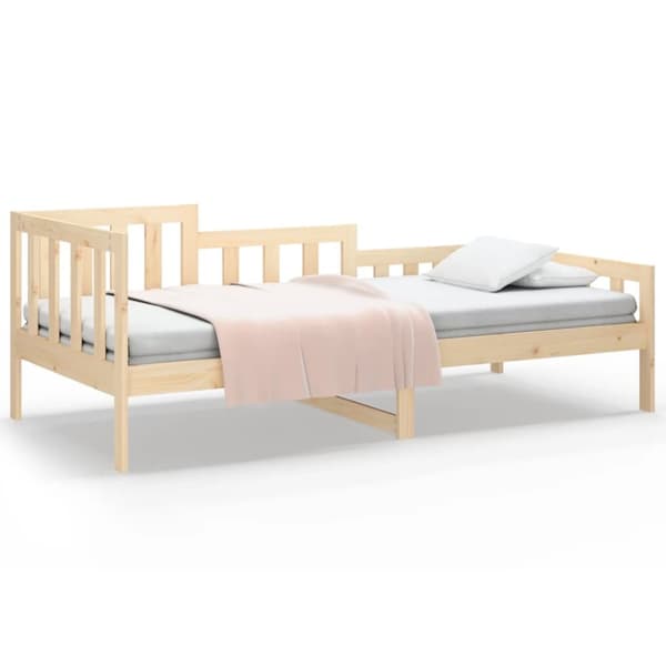 Dagbädd utan madrass 90x200 cm massiv furu