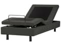 Miniatyrbilde 1 av 11: Elektrisk Seng Mørkegrå Polyester 90 x 200 cm Fjernstyrt Justerbar Uten Sengegavl