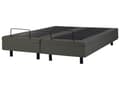 Miniatyrbilde 5 av 11: Elektrisk Seng Lys Grå Polyester 180 x 200 cm Fjernstyrt Justerbar Uten Sengegavl