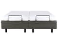 Miniatyrbilde 8 av 11: Elektrisk Seng Lys Grå Polyester 180 x 200 cm Fjernstyrt Justerbar Uten Sengegavl
