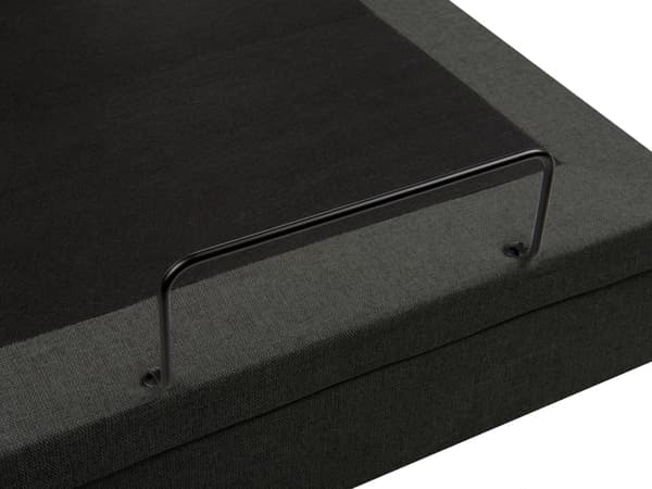 Elektrisk Seng Lys Grå Polyester 180 x 200 cm Fjernstyrt Justerbar Uten Sengegavl