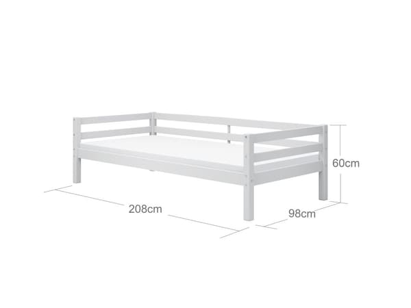 FURNLUX BØRNESENG ACTIM HVID 90X200CM