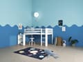 Miniatyrbild 5 av 7: FURNLUX LOFTSÄNG NORDIC DREAM VIT 90X200CM
