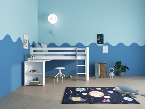 FURNLUX LOFTSÄNG NORDIC DREAM VIT 90X200CM
