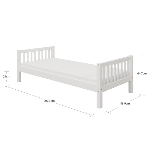 FURNLUX BARN ENKELSÄNG NORDIC DREAM VIT 90X200CM