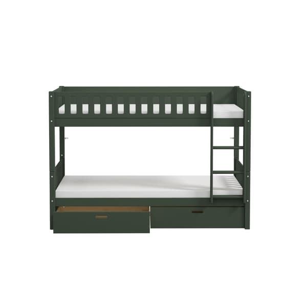 FURNLUX VÅNINGSSÄNG VIGGO GRÖN 90X200CM