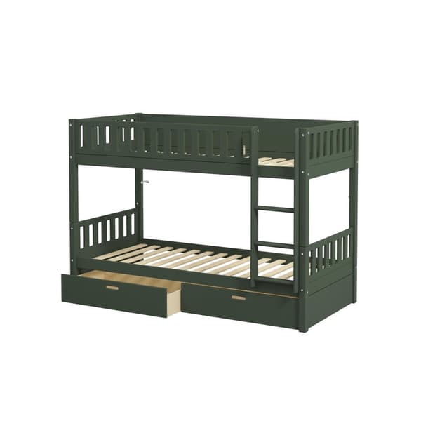 FURNLUX VÅNINGSSÄNG VIGGO GRÖN 90X200CM