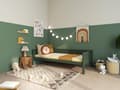 Miniatyrbild 5 av 10: FURNLUX BARN ENKELSÄNG VIGGO GRÖN 90X200CM