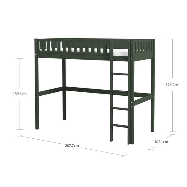 FURNLUX PARVISÄNKY VIGGO VIHREÄ 90X200CM