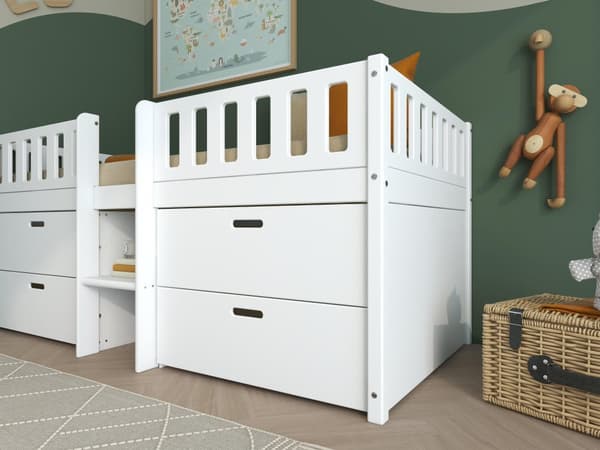 FURNLUX BØRNESENG VIGGO HVID 90X200CM