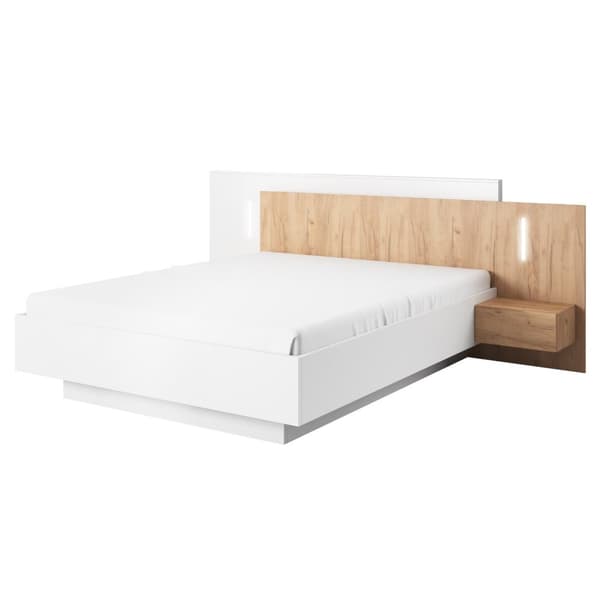 FURNLUX SÄNGRAM 3D BEIGE & VIT 160X200CM