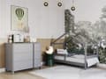 Miniatyrbillede 4 af 7: FURNLUX HOUSE BED HYTTE LIGHT GREY 80X160CM
