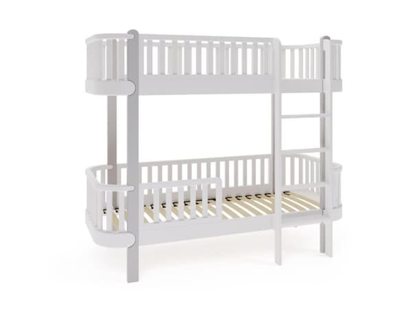 FURNLUX VÅNINGSSÄNG ETUDE VIT & GRÅ 80X190CM