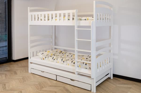 FURNLUX BUNK BED BLANKA VALKOINEN 90x200cm
