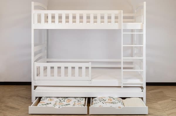 FURNLUX BUNK BED BLANKA VALKOINEN 90x200cm