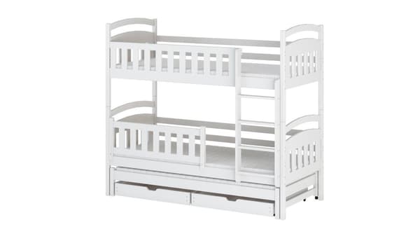 FURNLUX BUNK BED BLANKA VALKOINEN 90x200cm