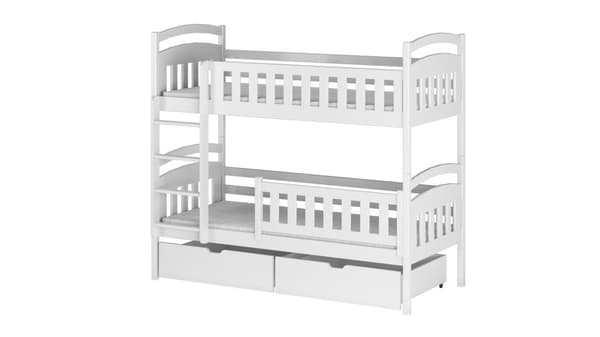 FURNLUX BUNKSÄNG IGNAS VIT 90x200CM