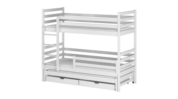FURNLUX BUNKSÄNG LUK VIT 90x200CM