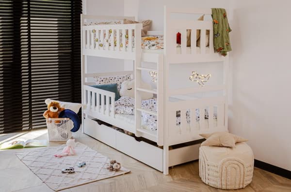 FURNLUX BUNK BED MONIKA WHITE 90x200CM