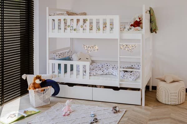 FURNLUX BUNK BED MONIKA WHITE 90x200CM