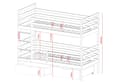 Miniatyrbild 7 av 7: FURNLUX BUNK BED NEMO WHITE 90x200CM