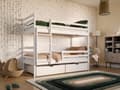 Miniatyrbild 2 av 7: FURNLUX BUNK BED NEMO WHITE 90x200CM