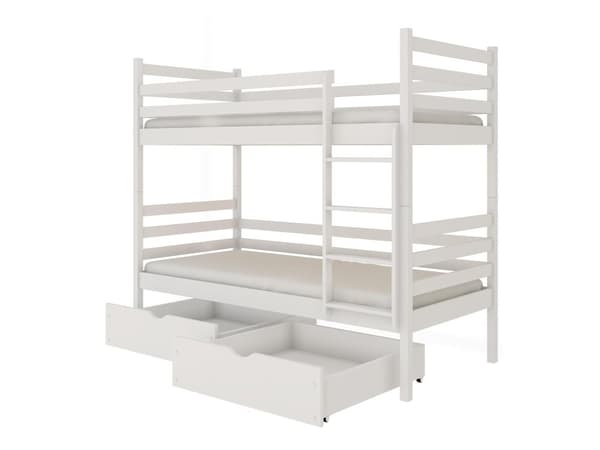FURNLUX BUNK BED NEMO WHITE 90x200CM