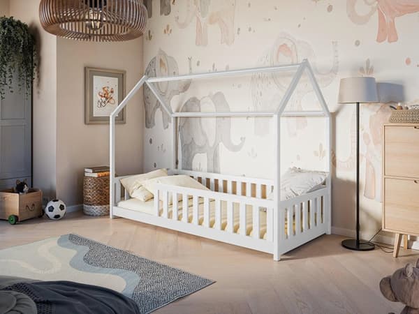 FURNLUX HOUSE SÄNG NOAH VIT 90x200CM