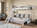 Miniatyrbild 9 av 10: FURNLUX BUNKBOD SOFINO RÖK & VIT 90x200CM