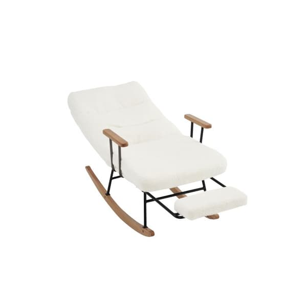 Bekväm gungstol, höjd 100 cm, sitsbredd 58 cm, justerbar vikt.