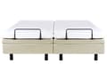 Miniatyrbilde 8 av 11: Elektrisk Seng Beige Polyester 180 x 200 cm Fjernkontroll Justerbar uten Sengegavl