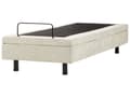 Miniatyrbilde 5 av 11: Elektrisk Seng Beige Polyester 80 x 200 cm Fjernkontroll Justerbar uten Sengegavl