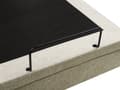 Miniatyrbilde 11 av 11: Elektrisk Seng Beige 90 x 200 cm Fjernkontroll Justerbar Polstring i Stoff