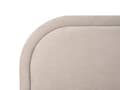 Miniatyrbilde 8 av 11: Dobbeltseng Beige Stoff 160 x 200 cm Polstret Ramme Nakkestøtte med Oppbevaring