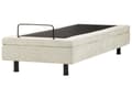 Miniatyrbilde 5 av 11: Elektrisk Seng Beige Polyester 90 x 200 cm Fjernkontroll Justerbar uten Sengegavl
