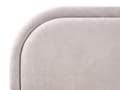 Miniatyrbilde 8 av 11: Dobbeltseng Taupe Stoff 160 x 200 cm Polstret Ramme Nakkestøtte med Oppbevaring