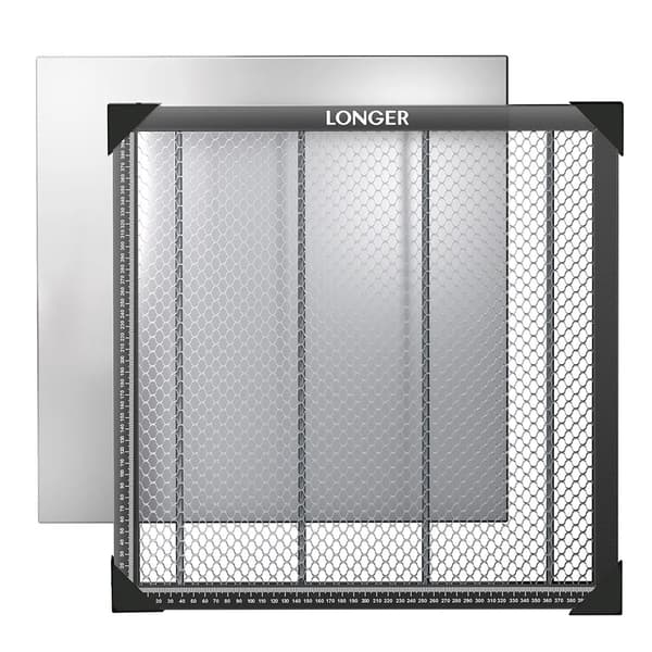 Hunajakenno Työpöytä, Mitat 440 x 440 x 22 mm, Rauta- ja Alumiinimateriaali, Sopii Useimmille Laserkoneille,440*440*22mm