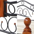 Miniatyrbillede 8 af 11: Metal Seng, 90x200 cm, Sort