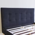 Miniatyrbillede 8 af 11: Polstret Sengeramme, 160x200 cm, Sort