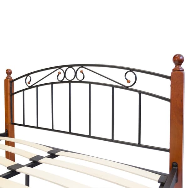 Rautasänky, Design 916, 140x200 cm, Mustanruskea