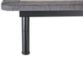 Miniatyrbilde 10 av 11: Justerbar Elektrisk Sengebunn Grått Jern Polyester 90 x 200 cm Fjernkontroll Inkludert 4 Ben Høyder